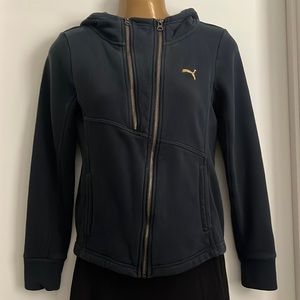 Puma Asymmetrical Zip Up Hoodie